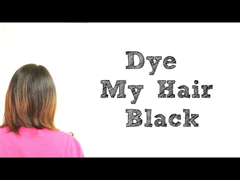 ♡Dye My Hair Black ♡セルフで黒染めしてみました