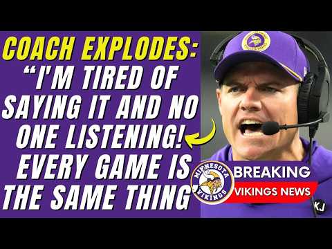 🤯💥URGENT FIX! COACH CALLS OUT MAJOR ERROR THREATENING SEASON SUCCESS! MINNESOTA VIKINGS NEWS TODAY