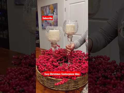 Ep11 Easy CHRISTMAS CENTERPIECE IDEA #shorts #shortsvideo #christmasdecor #christmas