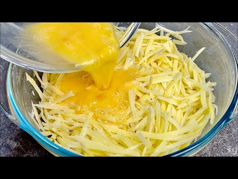 Do you have potatoes and eggs at home? Incredible potato and egg recipe