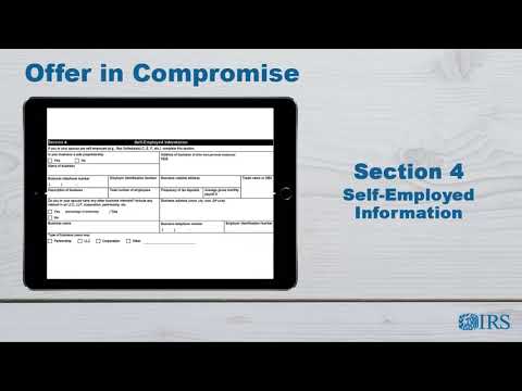 How to Complete Form 433-A (OIC) - Section 4 Self-Employed Information