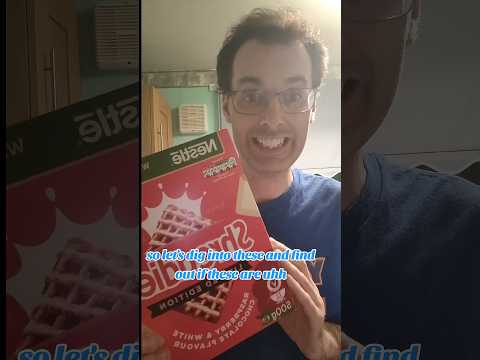 Shreddies Raspberry and White Chocolate Cereal - A Rat Tries Bitesize #shorts #shortsvideo #food