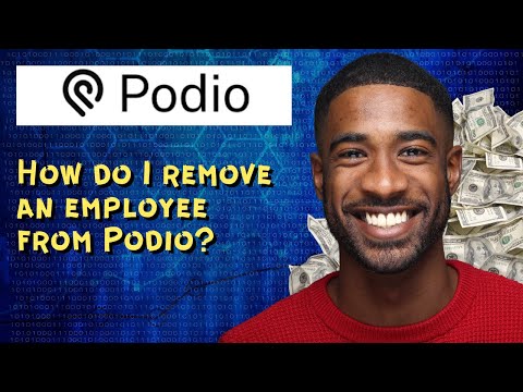 How do I remove an employee from Podio