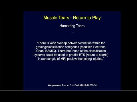 MRI of the Muscles Lectures | Part 1