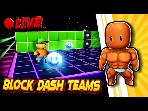 🔴 Block Dash Teams LIVE 🔥 Stumble Guys 🥊 EU Server 🌍 | #stumbleguyslive #stumbleguys #blockdash