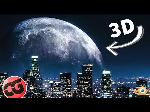 Create the MOON in Photorealistic 3D | Easy Blender Tutorial