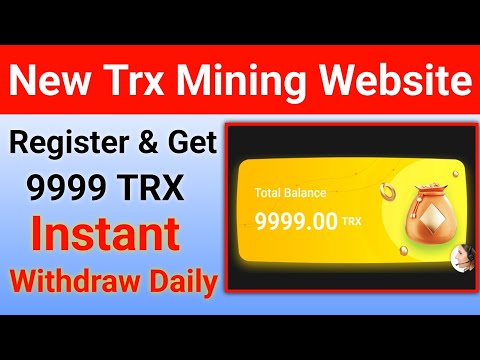 NEW TRX MINING SITE TODAY 2023 | NEW TRX MINING SITE || NEW USD MINING WEBSITE || TRX MINING SITE