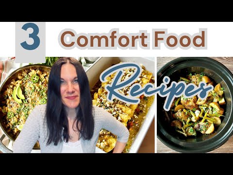 3 HEALTHY COMFORT MEALS | COZY FOOD RECIPES | DINNER RECIPES