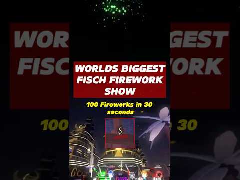 worlds BIGGEST Roblox Fisch firework show...