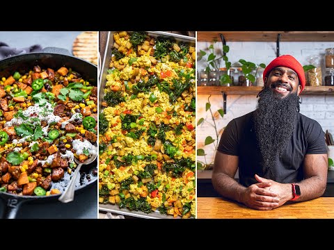 HIGH PROTEIN Savory Budget Friendly MEAL PREP BREAKFAST | Breakfast Hash 2 Ways [No Talking!]