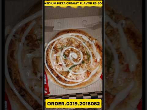 medium pizza creamy falover RS.300 #tandooripizza #viral #trending #shorts #short #pizza #food#feed