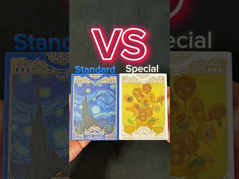 Van Gogh standard VS special playing cards - PART 2