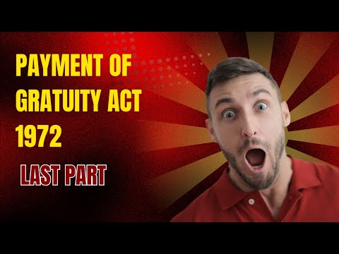 DAY - 5 | CMA INTER | PAYMENT OF GRATUITY ACT 1972 - LAST PART | LABOUR LAW