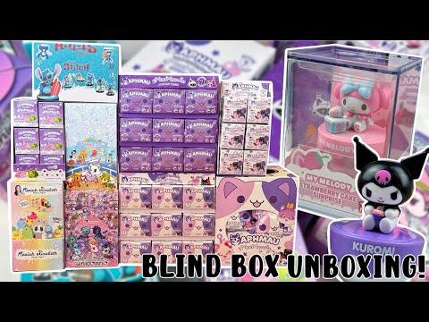 Let's Open 15+ Blind Boxes! SANRIO HELLO KITTY, TOKIDOKI, APHMAU, DISNEY AND MORE!