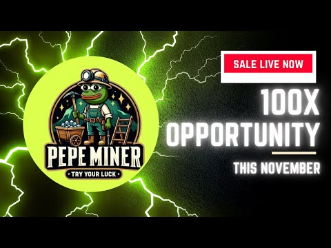 Pepe Miner: Your November 100x Opportunity - Play to Win With a Community of Persistent Miners