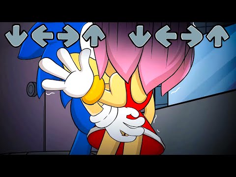 WOW! Sonic LOVES Amy Rose Friday Night Funkin' be like - FNF