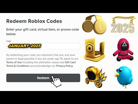 NEW JANUARY 2025 Roblox Promo Codes for Roblox Items | Roblox Codes 2025