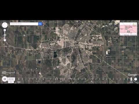 Winnipeg, MB - Urban Sprawl Time Lapse