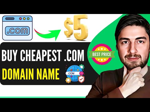 Buy Cheapest .COM Domain Names 2024