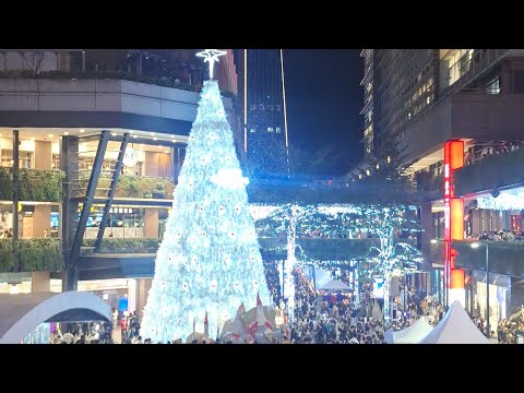 Christmas  in Xinyi District  Taipie City Taiwan