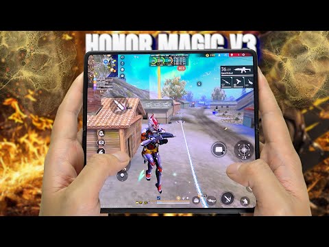 Honor Magic V3 test game Free Fire Mobile | Snapdragon 8 Gen 3