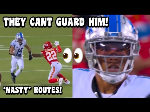 Amon-Ra St Brown Vs Chiefs 🔥 (WR Vs CB) 2023 Lions Vs Chiefs highlights