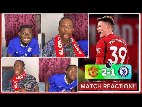 Manchester United vs Chelsea (2:1) LIVE FAN REACTION, Mctominay scores Double!!