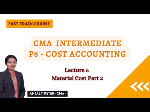 [6] Material Cost Part 2 | CMA Inter Costing Fast Track Class | Malayalam Class