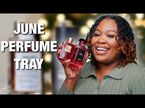 JUNE PERFUME TRAY 2024 | PERFUMES I WILL BE WEARING THIS MONTH!