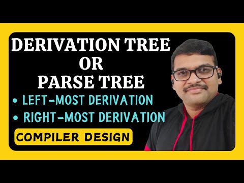 Parse Tree || Left Most Derivation & Right Most Derivation Tree ||Derivation Tree || Compiler Design