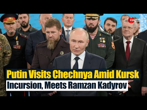 PM Modi Ukraine Visit: Vladimir Putin Visits Chechnya Amid Kursk Incursion, Meets Ramzan Kadyrov