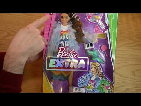 Unboxing Barbie Extra #9 (2021) Wave 2, Violet face sculpt *ADULT DOLL COLLECTOR*