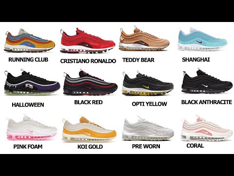 EVERY PAIR OF AIR MAX 97 WITH NAMES