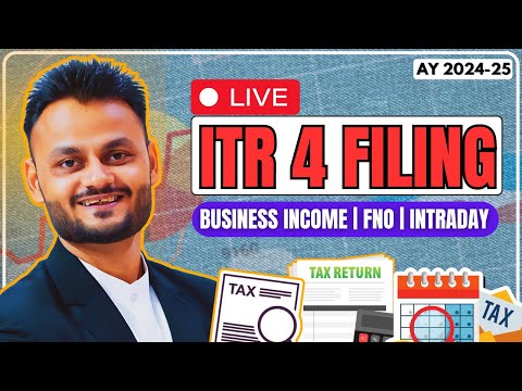 ITR 4 Filing for AY 2024-25 | Reporting Business Income, FnO & Intraday