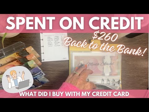 Let's pay my credit card | $260 Back to the Bank!