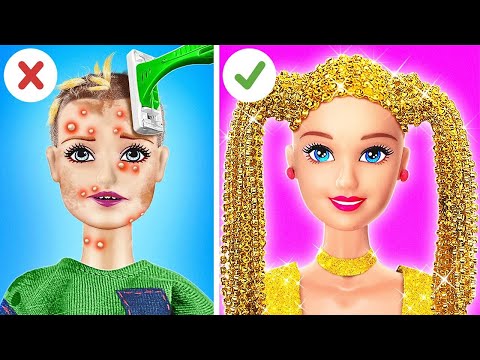 Saving This POOR BARBIE From Trash! Unreal Gadgets and Crafts For Doll Makeovers