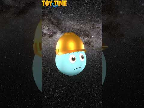 Learning about Space and Earth | #cartoon #kids | Planets for Kids. #Shorts