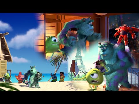 Monsters, Inc. doors lead to other Disney films / Disney Crossover