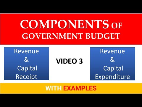 🔴Components of government budget class 12 | Difference between revenue and capital receipt of budget