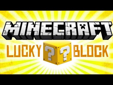 MINECRAFT LUKY BLOCK (ENTIRE WOULD IS LUKY BLOCK)#minecraft #youtube