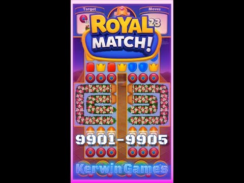 Royal Match Level 9901 9902 9903 9904 9905 - No Boosters Gameplay