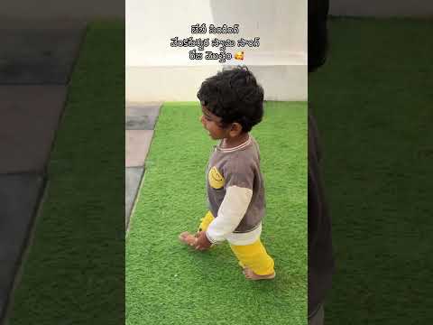 బేబీ సింగింగ్ శ్రీనివాస గోవింద #telugushorts #minivlog #vlogstelugu #teluguvideos #babysinging #vlog