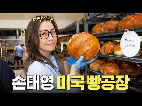 빵순이 손태영이 미국 빵공장에서 빵 제대로 즐기는 법