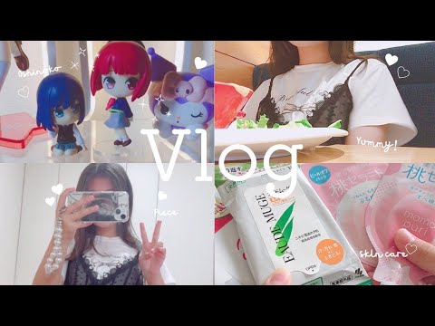 【Vlog】夏休み8月♡夜更かし2日間📺🎮🍪🍨