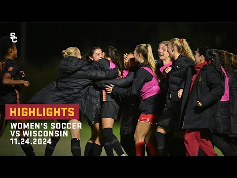 Women's Soccer - USC 3, Wisconsin 1: Highlights (11/24/24)