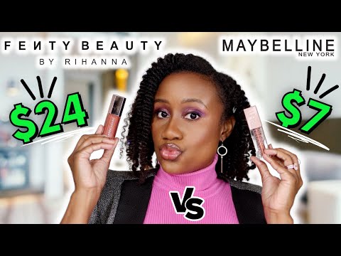 BETTER THAN FENTY LIP GLOSS? | Maybelline Lifter Gloss Vs Fenty Gloss Bomb