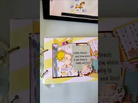 Baby scrapbook with pregnancy Journal