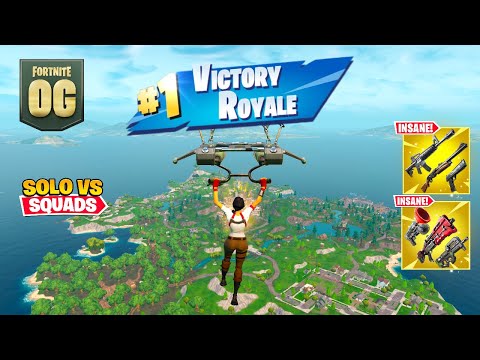 Fortnite Reload | 102 Kill Solo vs Squads OG Wins Full Gameplay (Ps4 Controller)