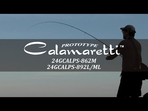 カラマレッティープロトタイプ　24GCALPS-862M・24GCALPS-892L/ML実釣動画【エギング】