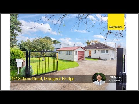 1/13 Rimu Road, Mangere Bridge |  Bill Myers Ray White